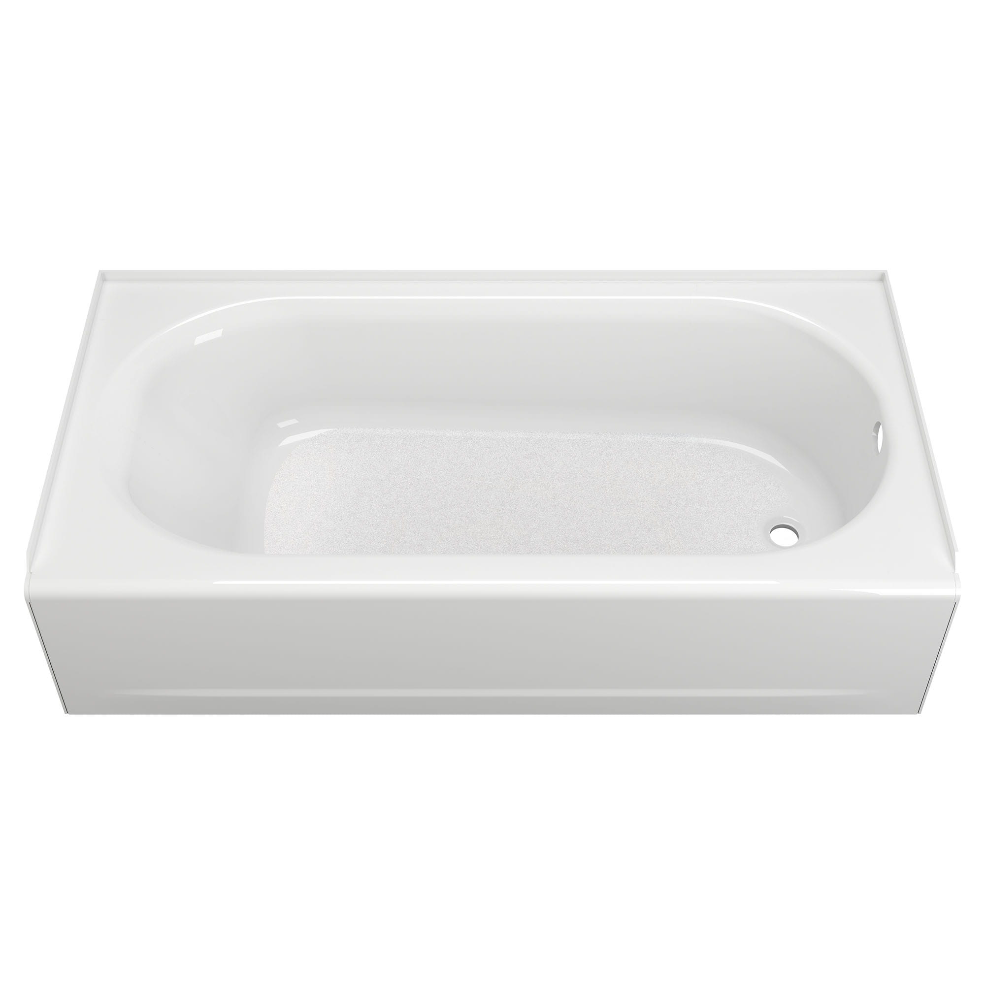 Princeton Americast 60 x 30 Inch Integral Apron Bathtub with Right Hand Outlet WHITE